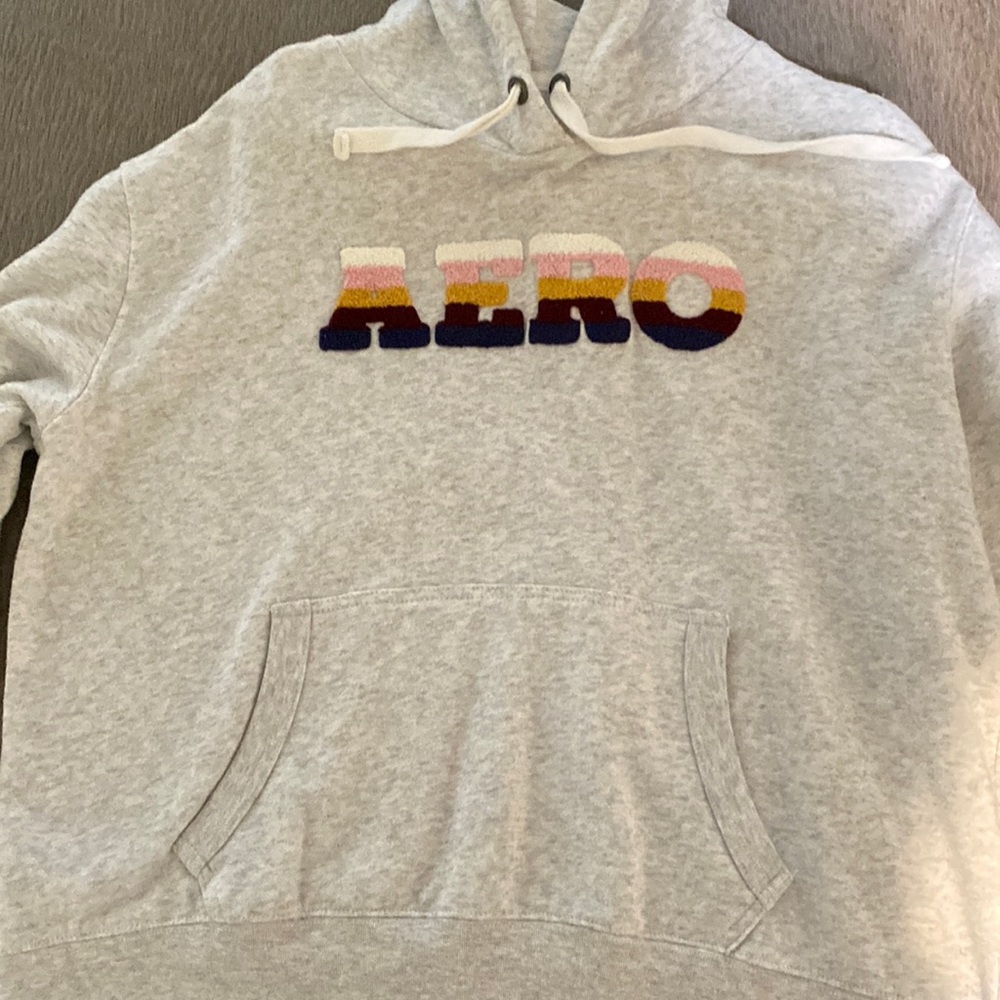 XL Grey Aeropostale hoodie.